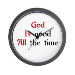 God is good clock