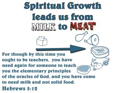 Spiritual Growth leads us from Milk to Meat