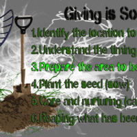 Giving is Sowing – Part 4 – Plant the seed