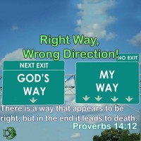 Right way, Wrong direction