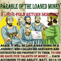 Parable of the Loaned Money – 3 – The Five-fold Return Servant