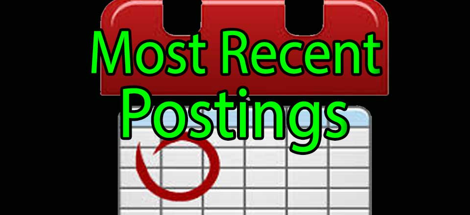 Most Recent Posts